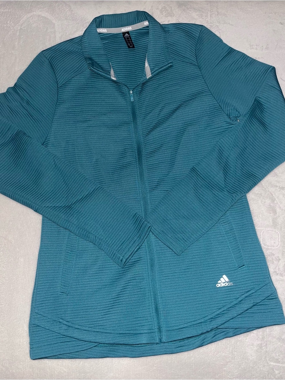 Adidas Teal Zip-Up Jacket